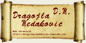 Dragojla Medaković vizit kartica
